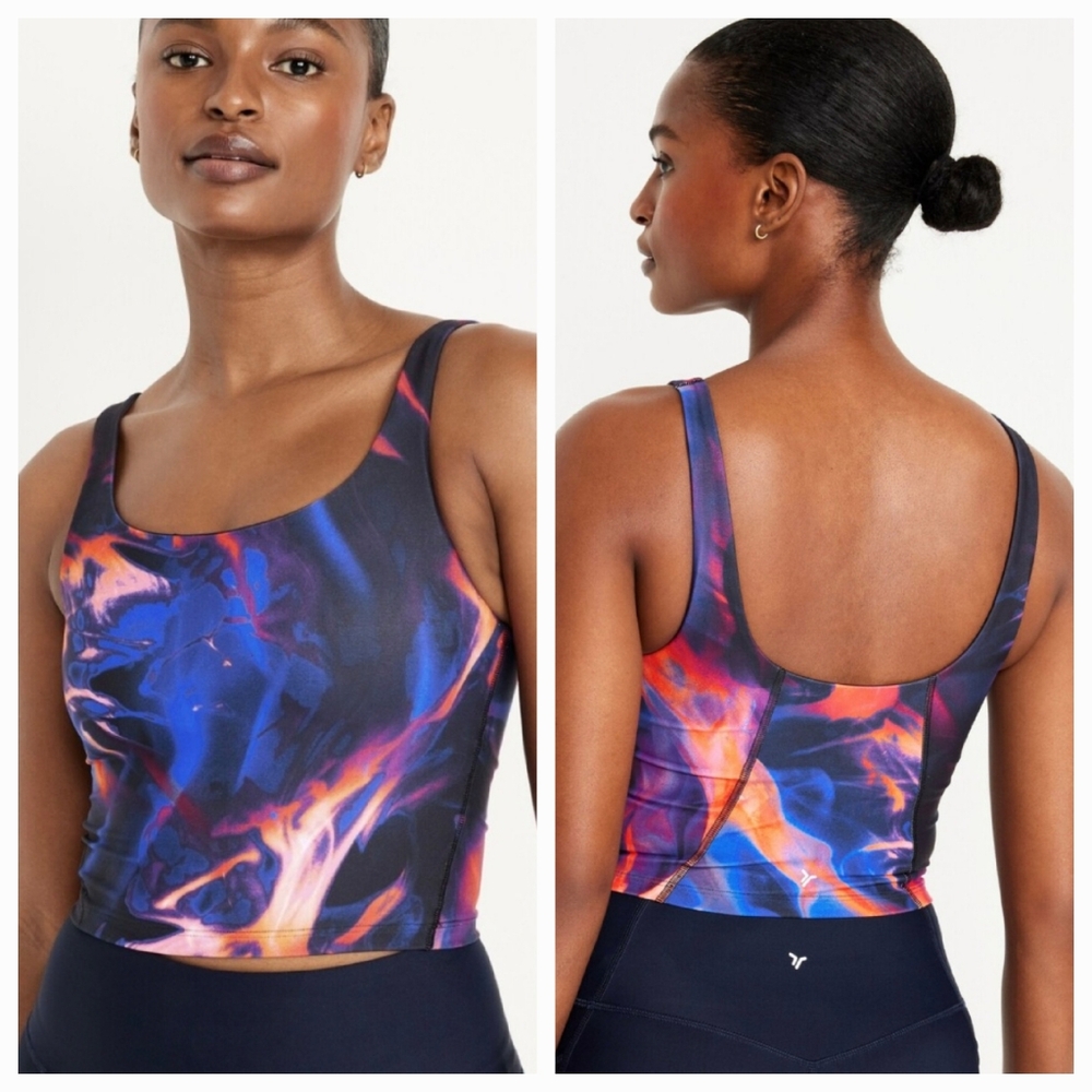 Old Navy Active Light Support PowerSoft Longline Sports Bra